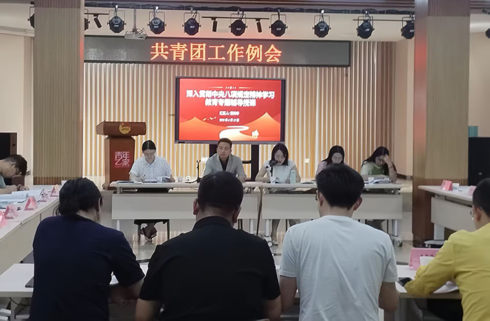 校团委召开校第九次党代会精神专...